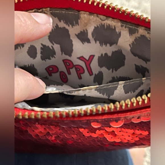 Coach Poppy Red Sequin Crossbody - Limited Edition - Picture 6 of 7